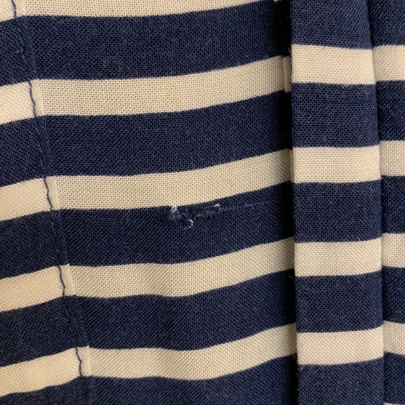 Blue striped sleeveless top - Picture 9 of 12